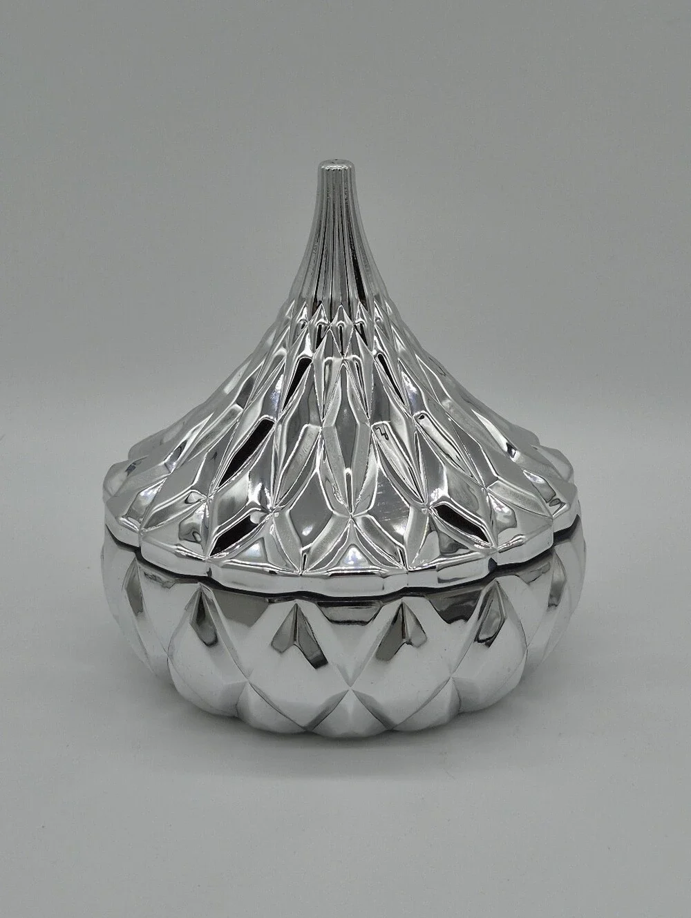 ✨ Hershey's Kisses Silver Candy Dish w/ Box by Godinger